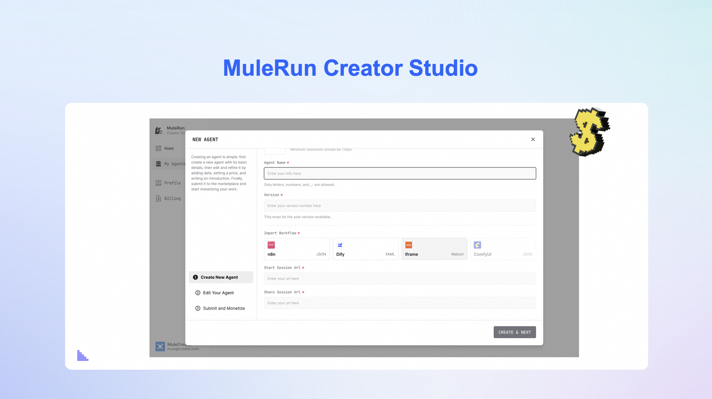 MuleRun Creator Studio