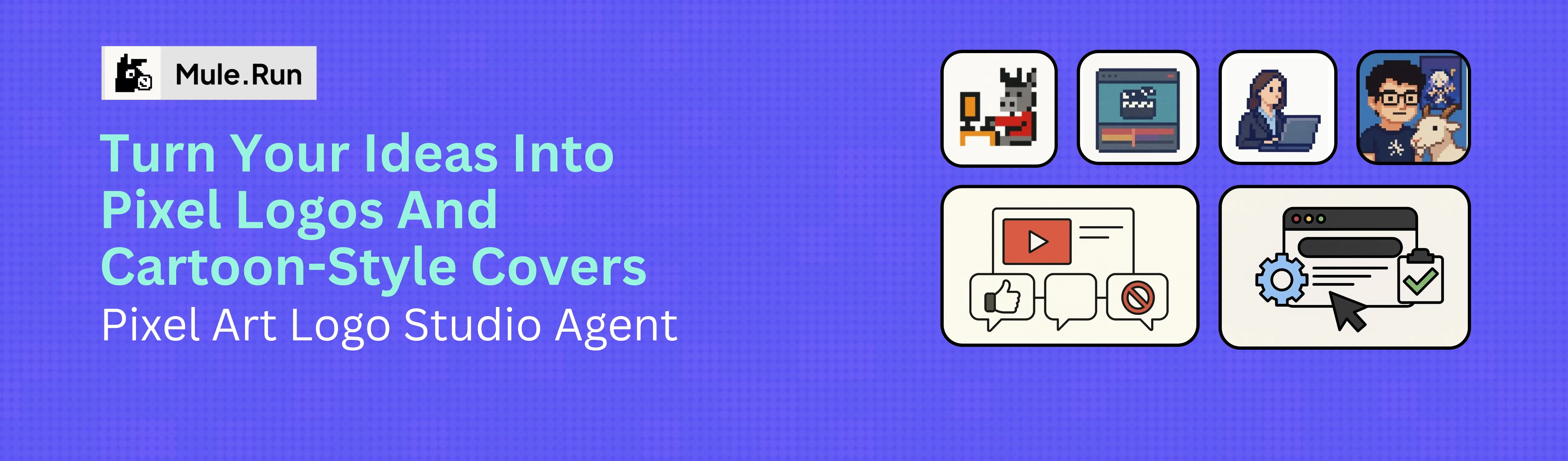 Featured image of post Create Cute Pixel Art with MuleRun's Pixel Art Logo Studio
