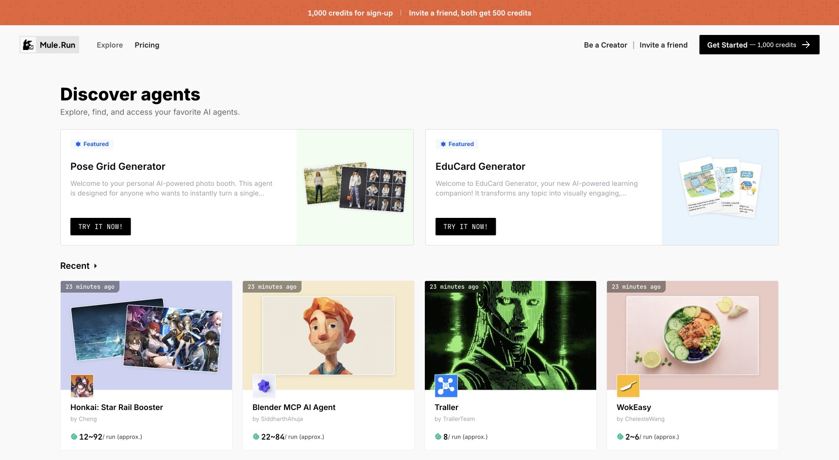 MuleRun Agent Markletplace