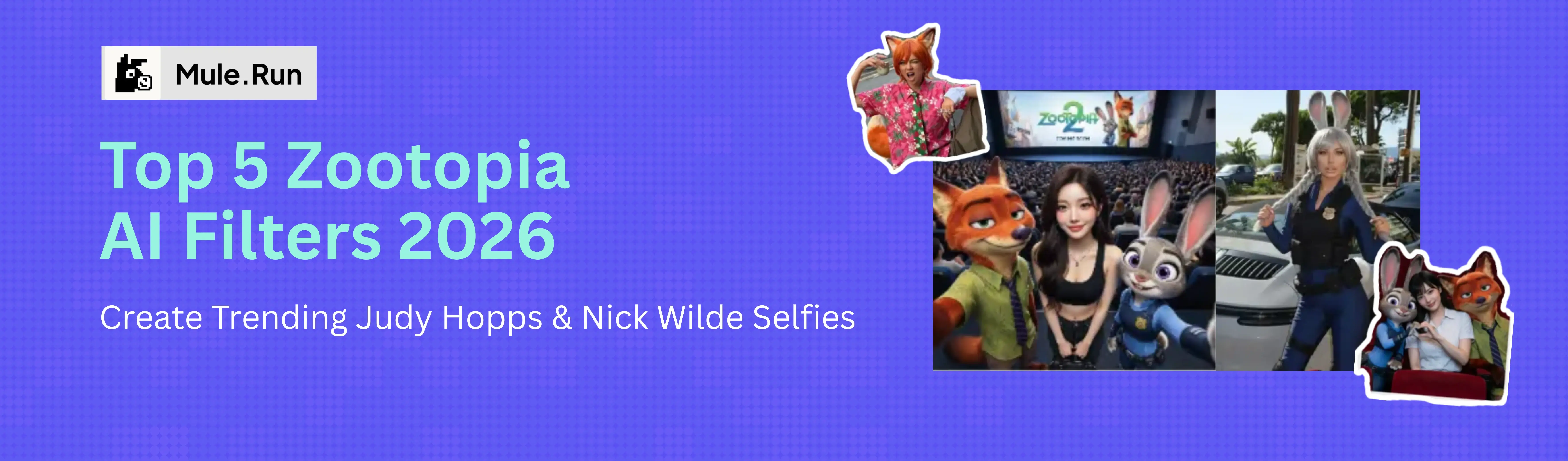 Featured image of post Top 5 Zootopia AI Filters (2026): Create Trending Judy Hopps & Nick Wilde Selfies